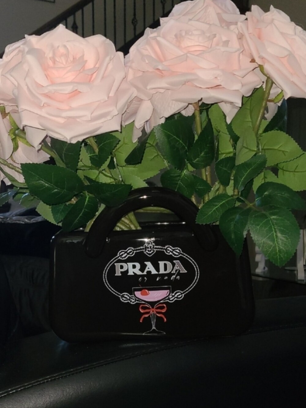 Chic Pink and Red Cocktail Accent Display - Picture 4 of 4